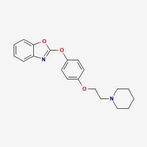 Benzoxazole,2-[4-[2-(1-piperidinyl)ethoxy]phenoxy]-