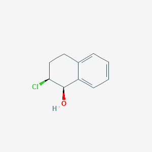 molecular formula C10H11ClO B3287245 (1R,2S)-2-Chloro-1,2,3,4-tetrahydro-naphthalen-1-OL CAS No. 84194-91-2