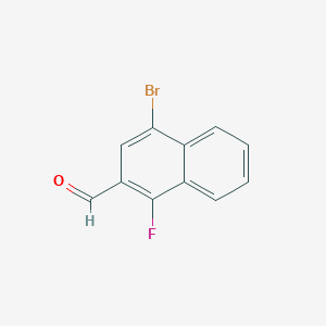 4-Bromo-1-fluoronaphthalene-2-carbaldehyde