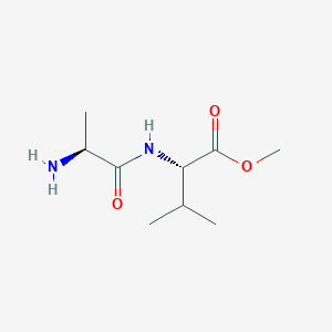molecular formula C9H18N2O3 B3287280 Ala-Val-Ome CAS No. 84255-92-5