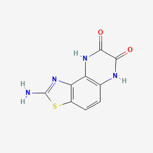 2-Amino-thiazolo[4,5-f]quinoxaline-7,8-diol