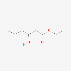 molecular formula C8H16O3 B3287301 Ethyl (R)-3-hydroxyhexanoate CAS No. 84314-29-4