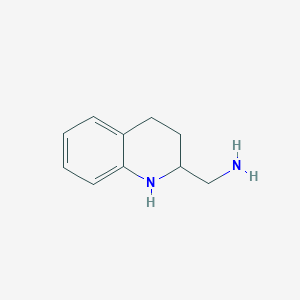 molecular formula C10H14N2 B3287345 1,2,3,4-tetrahydroquinolin-2-ylmethanamine CAS No. 84393-46-4