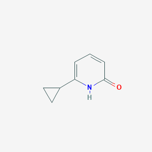 molecular formula C8H9NO B3287482 6-cyclopropyl-1H-pyridin-2-one CAS No. 846551-99-3
