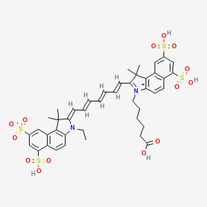 molecular formula C43H46N2O14S4 B3287522 Cy7.5 CAS No. 847180-48-7