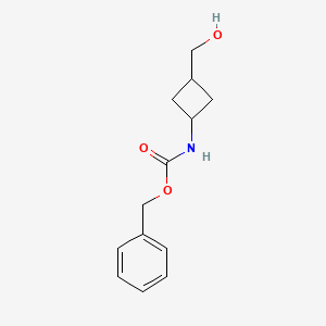molecular formula C13H17NO3 B3287669 benzyl N-[3-(hydroxymethyl)cyclobutyl]carbamate CAS No. 847416-97-1