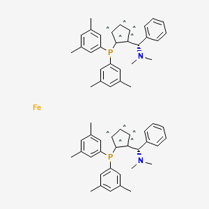 molecular formula C60H66FeN2P2 B3287794 Mandyphos SL-M009-2 CAS No. 847997-73-3