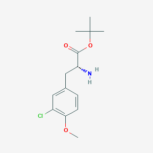 (R)-tert-Butyl 2-amino-3-(3-chloro-4-methoxyphenyl)propanoate
