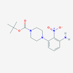 Tert-butyl 4-(3-amino-2-nitrophenyl)piperazine-1-carboxylate