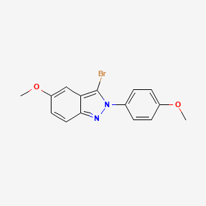 3-bromo-5-methoxy-2-(4-methoxyphenyl)-2H-indazole