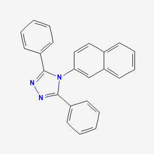 4-(2-Naphthalenyl)-3,5-diphenyl-4H-1,2,4-triazole