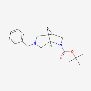 Tert-butyl 3-benzyl-3,6-diazabicyclo[3.2.1]octane-6-carboxylate