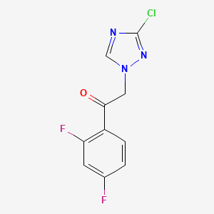 2-(3-Chloro-1,2,4-triazol-1-YL)-1-(2,4-difluorophenyl)ethanone