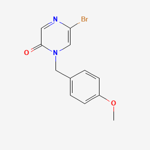 2(1H)-Pyrazinone, 5-bromo-1-[(4-methoxyphenyl)methyl]-