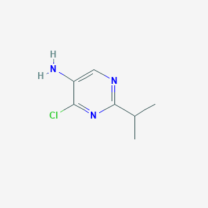 molecular formula C7H10ClN3 B3287964 4-Chloro-2-isopropylpyrimidin-5-amine CAS No. 849353-37-3