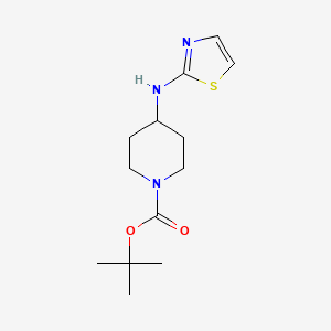 molecular formula C13H21N3O2S B3287986 叔丁基 4-(噻唑-2-基氨基)哌啶-1-羧酸酯 CAS No. 849546-65-2