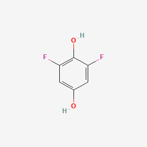 molecular formula C6H4F2O2 B3287995 2,6-Difluorobenzene-1,4-diol CAS No. 84959-65-9