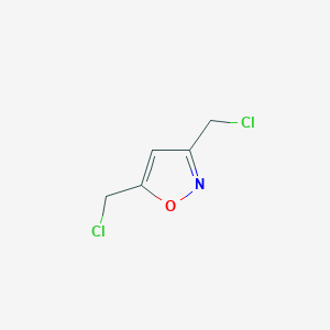 molecular formula C5H5Cl2NO B3288013 3,5-Bis(chloromethyl)isoxazole CAS No. 84987-94-0