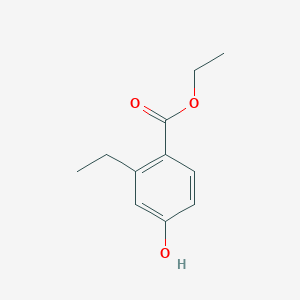 molecular formula C11H14O3 B3288245 Ethyl 2-ethyl-4-hydroxybenzoate CAS No. 851334-79-7