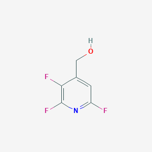 molecular formula C6H4F3NO B3288432 (2,3,6-Trifluoro-4-pyridyl)methanol CAS No. 852098-48-7
