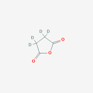 molecular formula C4H4O3 B032885 Succinic anhydride-d4 CAS No. 14341-86-7