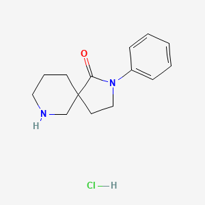 2-Phenyl-2,7-diazaspiro[4.5]decan-1-one hydrochloride
