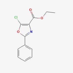 Ethyl 5-chloro-2-phenyloxazole-4-carboxylate