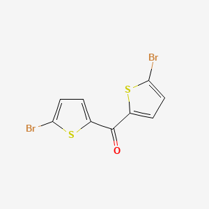 molecular formula C9H4Br2OS2 B3289125 Bis(5-bromo-2-thienyl)methanone CAS No. 855605-64-0