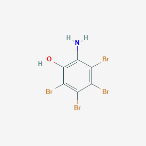molecular formula C6H3Br4NO B3289150 2-Amino-3,4,5,6-tetrabromophenol CAS No. 855836-38-3