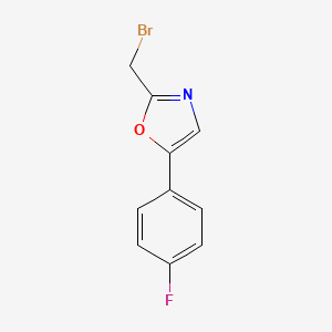 2-(Bromomethyl)-5-(4-fluorophenyl)-1,3-oxazole