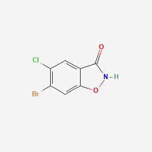 6-Bromo-5-chloro-1,2-benzoxazol-3-ol