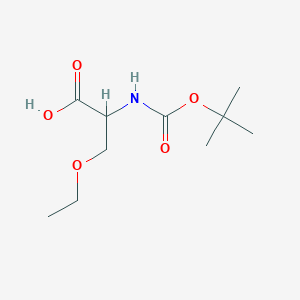 2-{[(Tert-butoxy)carbonyl]amino}-3-ethoxypropanoic acid