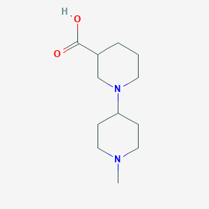 1-(1-Methylpiperidin-4-yl)piperidine-3-carboxylic acid