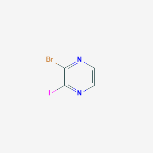 molecular formula C4H2BrIN2 B3289693 2-Bromo-3-iodopyrazine CAS No. 860308-71-0