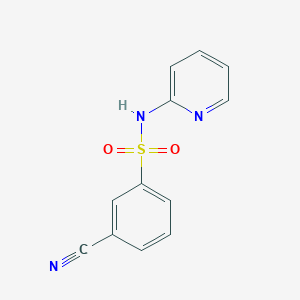 molecular formula C12H9N3O2S B3289714 3-Cyano-N-(pyridin-2-yl)benzenesulfonamide CAS No. 860515-65-7