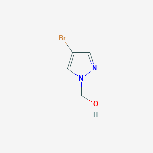 molecular formula C4H5BrN2O B3289758 (4-bromo-1H-pyrazol-1-yl)methanol CAS No. 860807-38-1