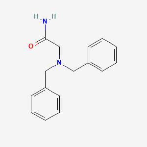 molecular formula C16H18N2O B3289795 2-(Dibenzylamino)acetamide CAS No. 861056-03-3
