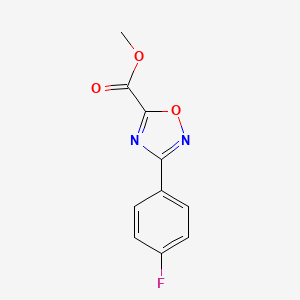 Methyl 3-(4-fluorophenyl)-1,2,4-oxadiazole-5-carboxylate