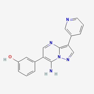molecular formula C17H13N5O B3289813 Ehp-inhibitor-2 