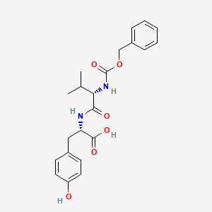 molecular formula C22H26N2O6 B3289924 Z-Val-tyr-OH CAS No. 862-26-0