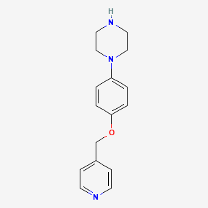 1-[4-(Pyridin-4-ylmethoxy)-phenyl]-piperazine