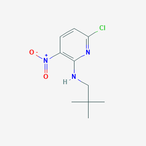 molecular formula C10H14ClN3O2 B3289993 (6-Chloro-3-nitropyridin-2-yl)-(2,2-dimethyl-propyl)amine CAS No. 862507-35-5