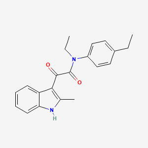 N-ethyl-N-(4-ethylphenyl)-2-(2-methyl-1H-indol-3-yl)-2-oxoacetamide