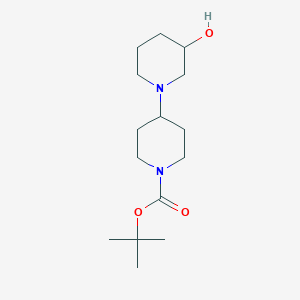 molecular formula C15H28N2O3 B3290398 1'-Boc-[1,4']bipiperidinyl-3-ol CAS No. 864291-87-2