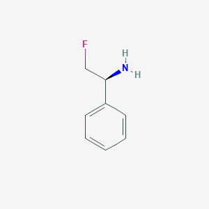 molecular formula C8H10FN B3290419 (S)-2-Fluoro-1-phenylethanamine CAS No. 864416-15-9
