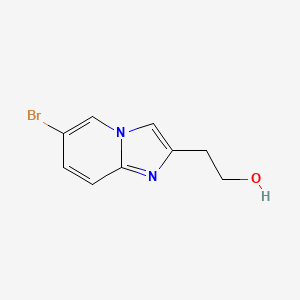 B3290465 2-(6-Bromoimidazo[1,2-a]pyridin-2-yl)ethanol CAS No. 864867-36-7