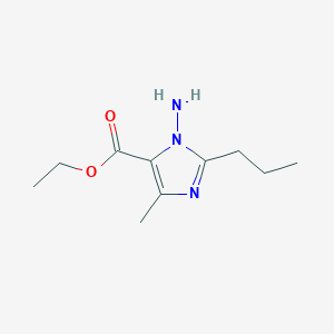 Ethyl 3-amino-5-methyl-2-propyl-3H-imidazole-4-carboxylate