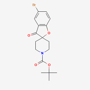 tert-Butyl 5-bromo-3-oxo-3H-spiro[benzofuran-2,4'-piperidine]-1'-carboxylate