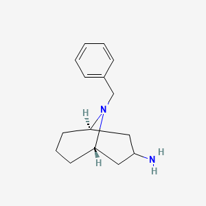 (1R,3S,5S)-9-benzyl-9-azabicyclo[3.3.1]nonan-3-amine