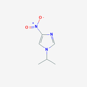 molecular formula C6H9N3O2 B3290639 1-Isopropyl-4-nitro-1H-imidazole CAS No. 866251-86-7
